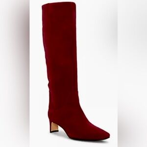 Vince Camuto Red Over the Knee Boots
